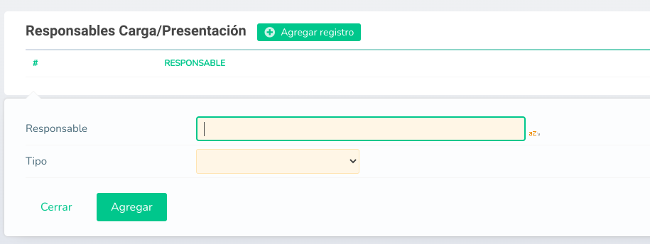 formulario responsables